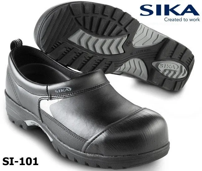 Schwarzer geschlossener Sika Sicherheitsclog SUPERCLOG 101